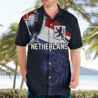 Custom Netherlands Football 2024 Road To The Champion Hawaiian Shirt Oranje Holland Clockwork Orange The Flying Away Color - Wonder Print Shop