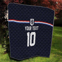 Custom Netherlands Football 2024 Road To The Champion Quilt Oranje Holland Clockwork Orange The Flying Away Color - Wonder Print Shop