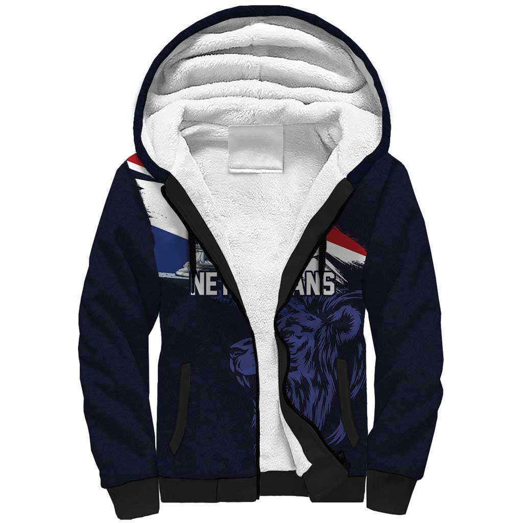 Custom Netherlands Football 2024 Road To The Champion Sherpa Hoodie Oranje Holland Clockwork Orange The Flying Away Color - Wonder Print Shop