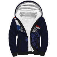 Custom Netherlands Football 2024 Road To The Champion Sherpa Hoodie Oranje Holland Clockwork Orange The Flying Away Color - Wonder Print Shop