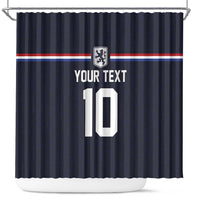 Custom Netherlands Football 2024 Road To The Champion Shower Curtain Oranje Holland Clockwork Orange The Flying Away Color