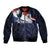 Custom Netherlands Football 2024 Road To The Champion Sleeve Zip Bomber Jacket Oranje Holland Clockwork Orange The Flying Away Color - Wonder Print Shop