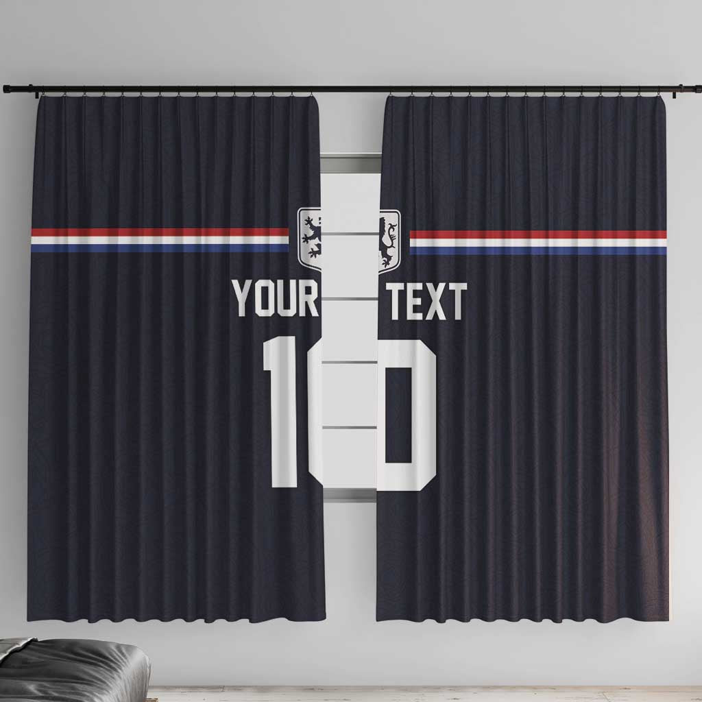 Custom Netherlands Football 2024 Road To The Champion Window Curtain Oranje Holland Clockwork Orange The Flying Away Color - Wonder Print Shop