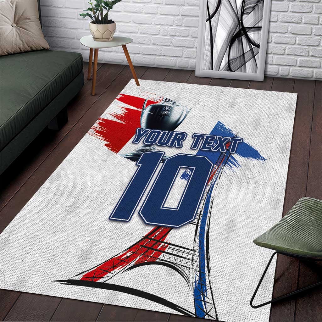 Custom Le Blues Football 2024 Road To The Champion Area Rug - Wonder Print Shop