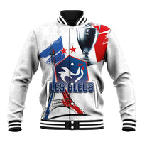Custom Le Blues Football 2024 Road To The Champion Baseball Jacket - Wonder Print Shop