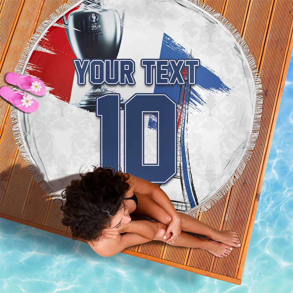 Custom Le Blues Football 2024 Road To The Champion Beach Blanket - Wonder Print Shop