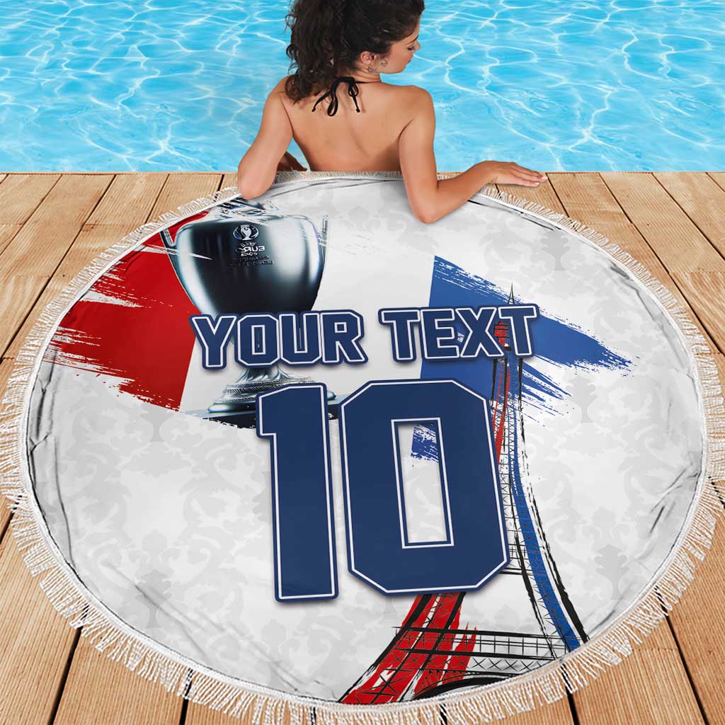 Custom Le Blues Football 2024 Road To The Champion Beach Blanket - Wonder Print Shop