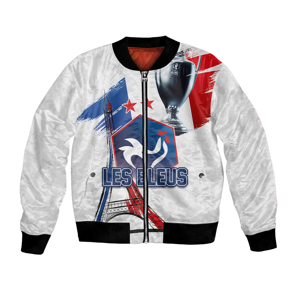 Custom Le Blues Football 2024 Road To The Champion Bomber Jacket - Wonder Print Shop