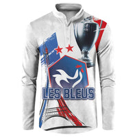 Custom Le Blues Football 2024 Road To The Champion Button Sweatshirt - Wonder Print Shop