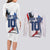 Custom Le Blues Football 2024 Road To The Champion Couples Matching Long Sleeve Bodycon Dress and Long Sleeve Button Shirt - Wonder Print Shop