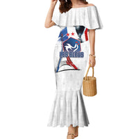 Custom Le Blues Football 2024 Road To The Champion Family Matching Mermaid Dress and Hawaiian Shirt - Wonder Print Shop