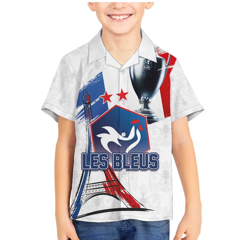 Custom Le Blues Football 2024 Road To The Champion Family Matching Mermaid Dress and Hawaiian Shirt - Wonder Print Shop