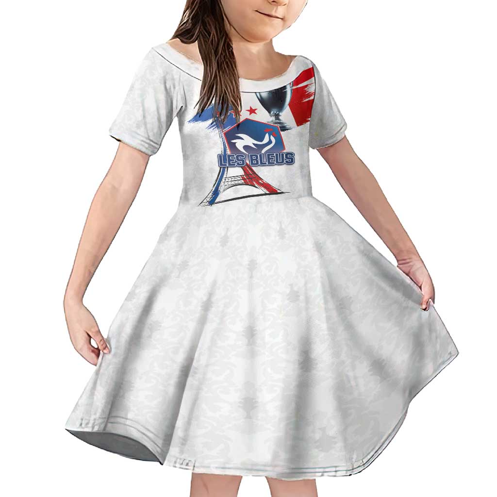 Custom Le Blues Football 2024 Road To The Champion Family Matching Off Shoulder Maxi Dress and Hawaiian Shirt - Wonder Print Shop