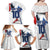 Custom Le Blues Football 2024 Road To The Champion Family Matching Off Shoulder Maxi Dress and Hawaiian Shirt - Wonder Print Shop