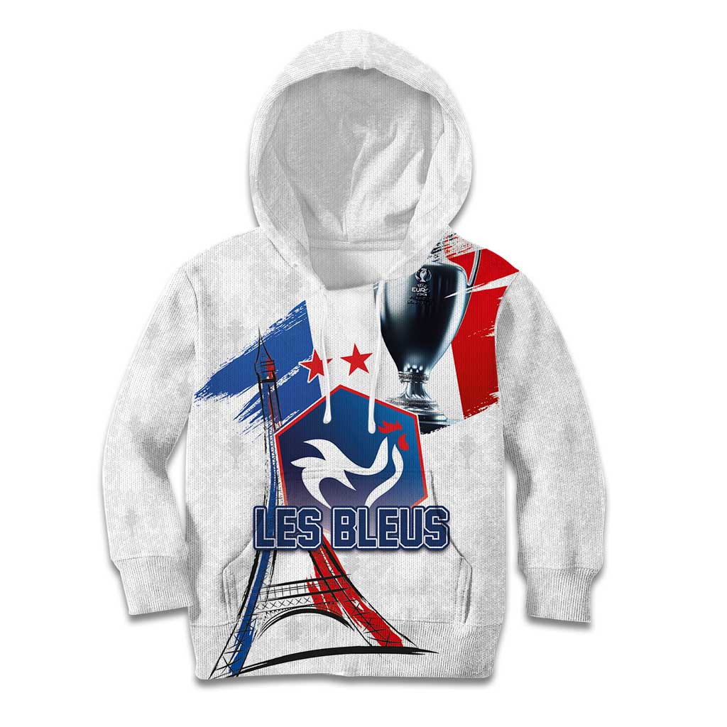 Custom Le Blues Football 2024 Road To The Champion Kid Hoodie - Wonder Print Shop