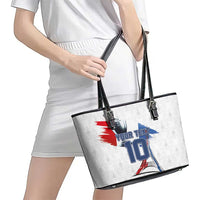 Custom Le Blues Football 2024 Road To The Champion Leather Tote Bag - Wonder Print Shop