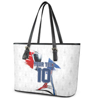 Custom Le Blues Football 2024 Road To The Champion Leather Tote Bag - Wonder Print Shop