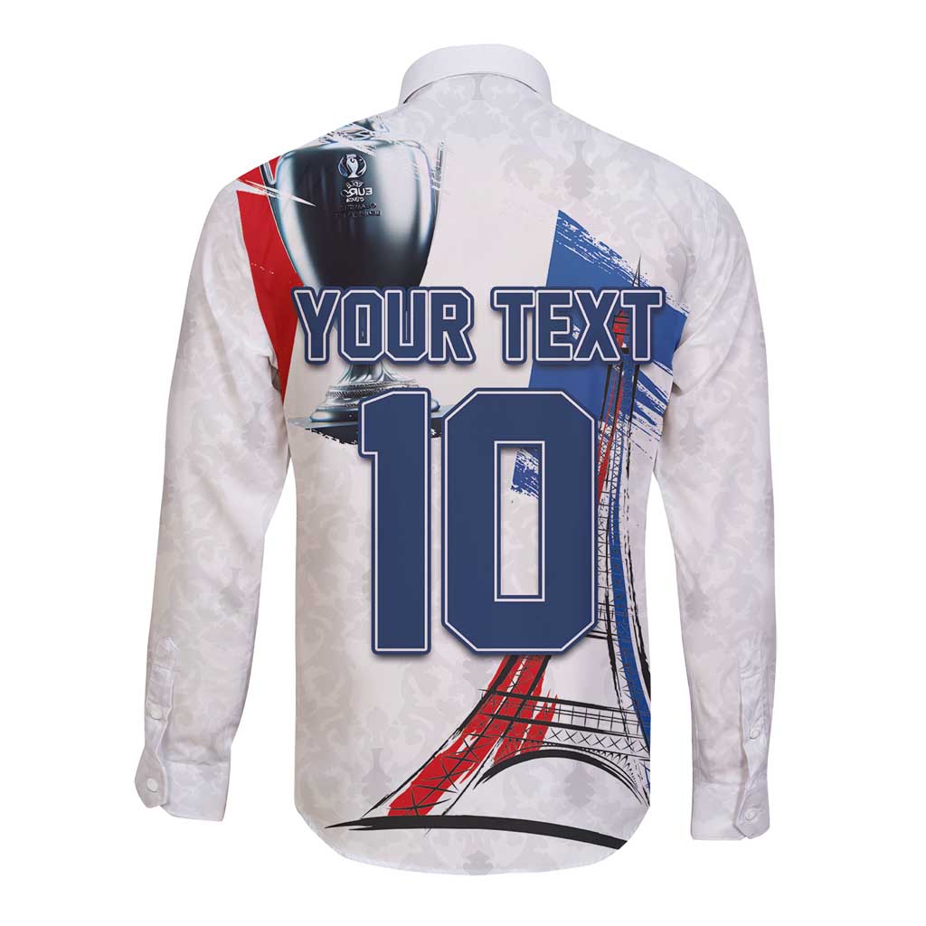 Custom Le Blues Football 2024 Road To The Champion Long Sleeve Button Shirt - Wonder Print Shop