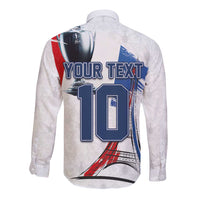 Custom Le Blues Football 2024 Road To The Champion Long Sleeve Button Shirt - Wonder Print Shop