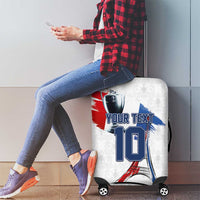 Custom Le Blues Football 2024 Road To The Champion Luggage Cover - Wonder Print Shop