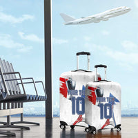 Custom Le Blues Football 2024 Road To The Champion Luggage Cover - Wonder Print Shop