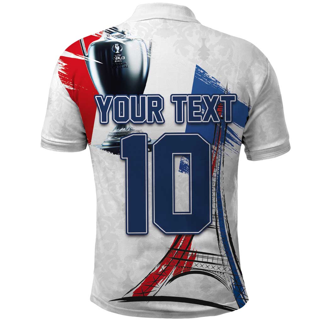 Custom Le Blues Football 2024 Road To The Champion Polo Shirt - Wonder Print Shop