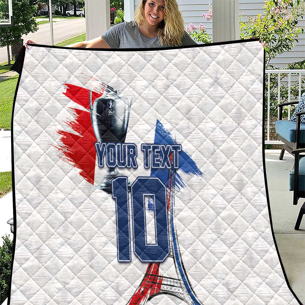 Custom Le Blues Football 2024 Road To The Champion Quilt - Wonder Print Shop