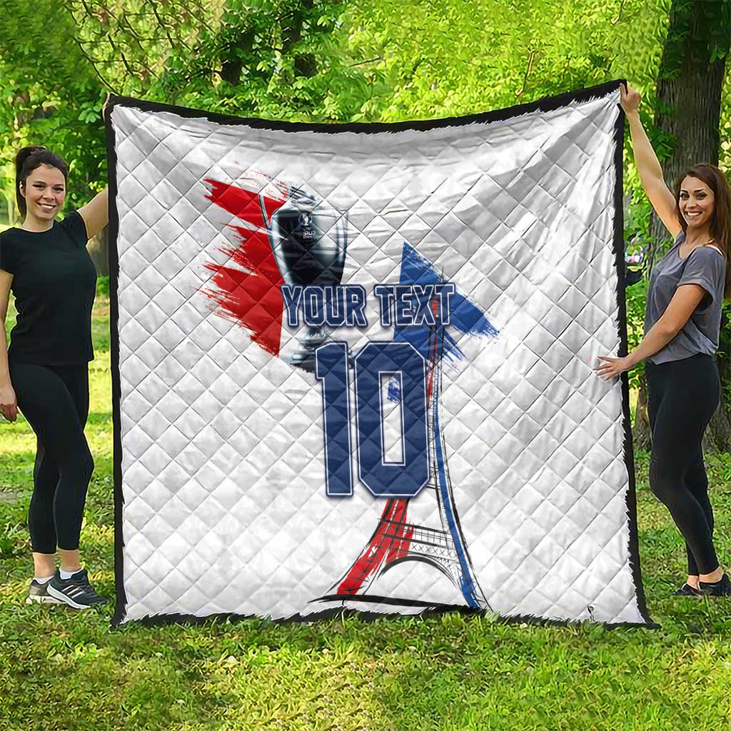 Custom Le Blues Football 2024 Road To The Champion Quilt - Wonder Print Shop