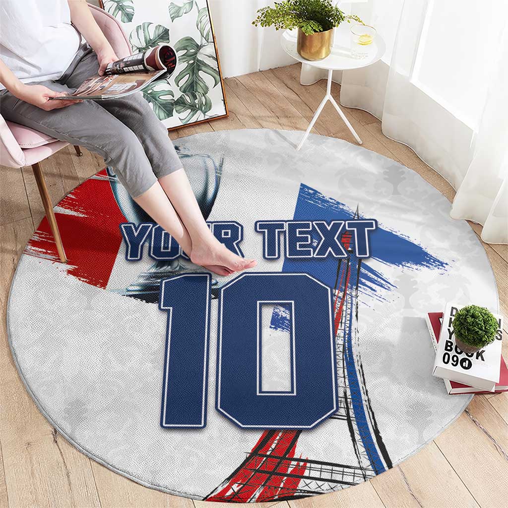 Custom Le Blues Football 2024 Road To The Champion Round Carpet