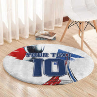 Custom Le Blues Football 2024 Road To The Champion Round Carpet