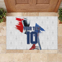 Custom Le Blues Football 2024 Road To The Champion Rubber Doormat - Wonder Print Shop