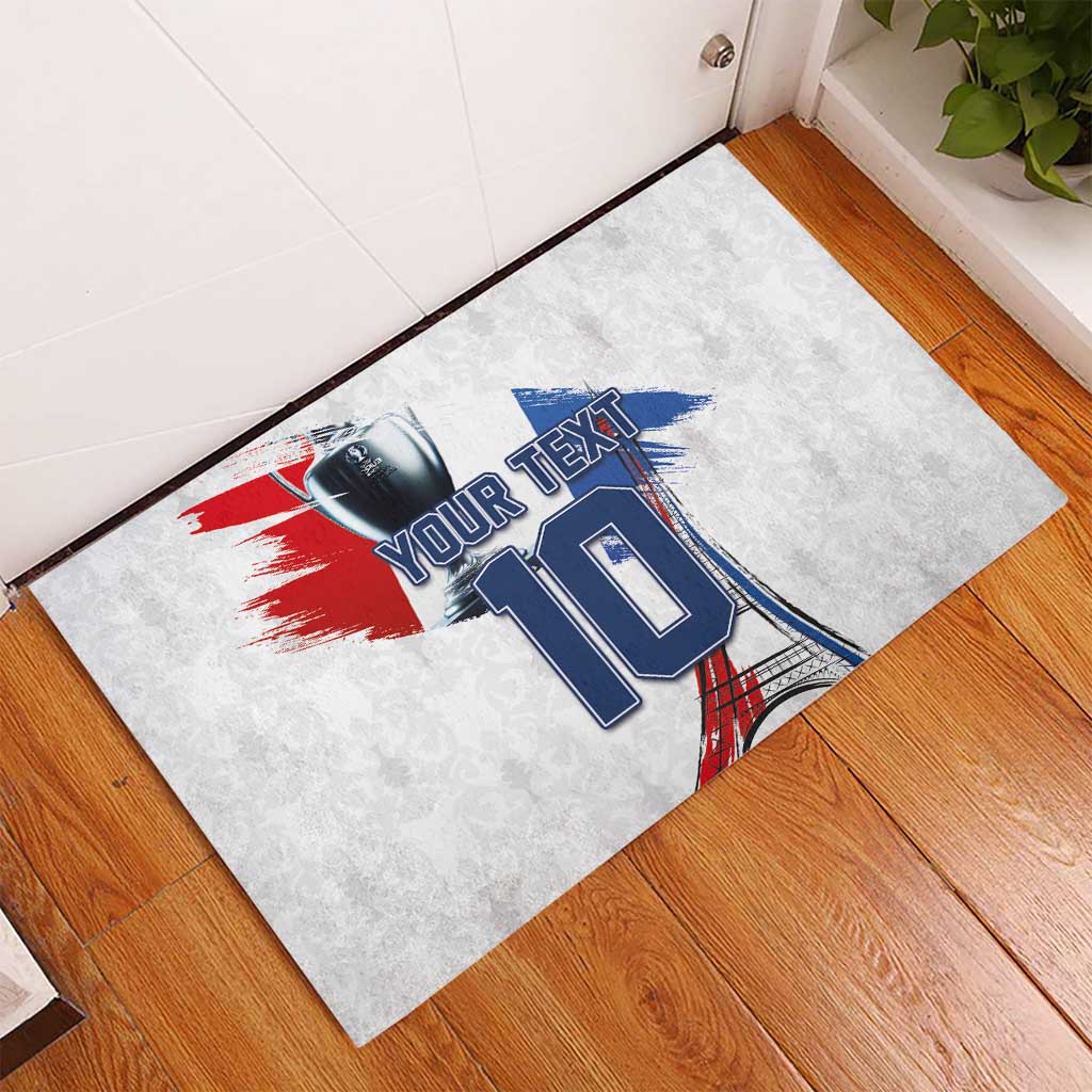 Custom Le Blues Football 2024 Road To The Champion Rubber Doormat - Wonder Print Shop