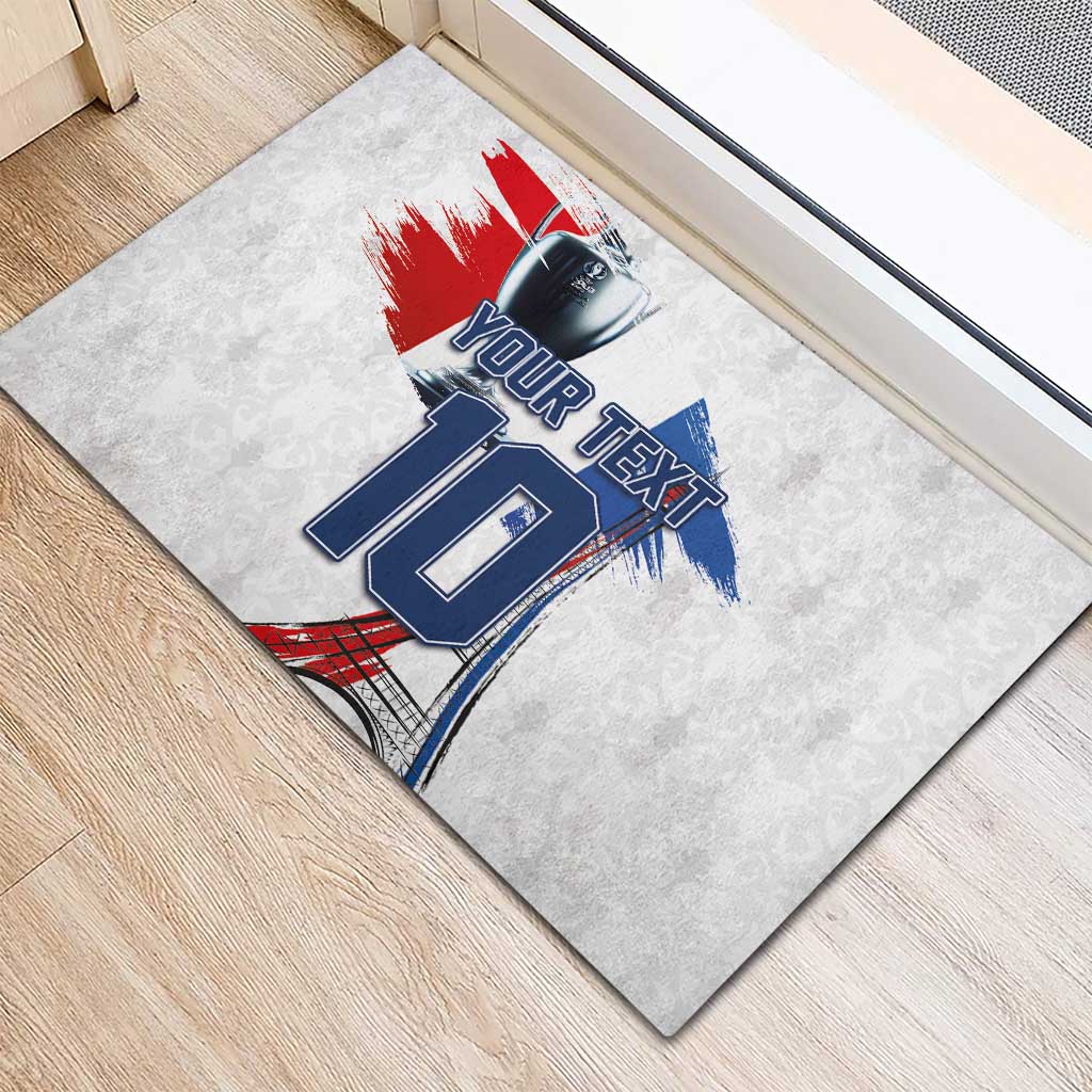 Custom Le Blues Football 2024 Road To The Champion Rubber Doormat - Wonder Print Shop