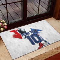 Custom Le Blues Football 2024 Road To The Champion Rubber Doormat - Wonder Print Shop