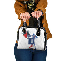 Custom Le Blues Football 2024 Road To The Champion Shoulder Handbag