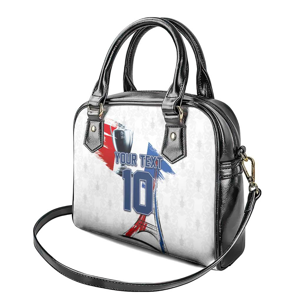 Custom Le Blues Football 2024 Road To The Champion Shoulder Handbag