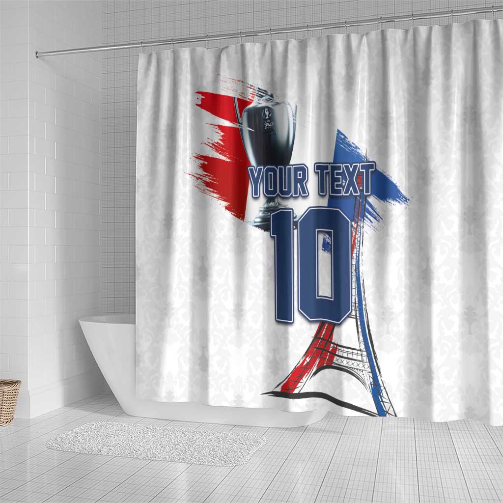 Custom Le Blues Football 2024 Road To The Champion Shower Curtain
