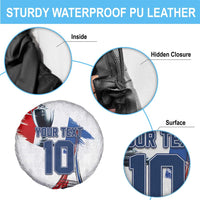 Custom Le Blues Football 2024 Road To The Champion Spare Tire Cover - Wonder Print Shop