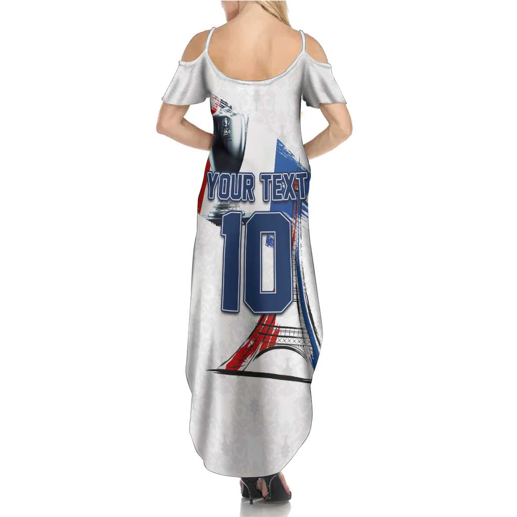Custom Le Blues Football 2024 Road To The Champion Summer Maxi Dress - Wonder Print Shop