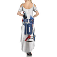 Custom Le Blues Football 2024 Road To The Champion Summer Maxi Dress - Wonder Print Shop