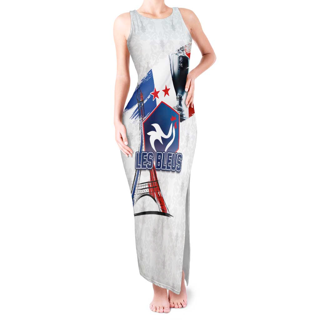Custom Le Blues Football 2024 Road To The Champion Tank Maxi Dress - Wonder Print Shop