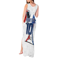Custom Le Blues Football 2024 Road To The Champion Tank Maxi Dress - Wonder Print Shop