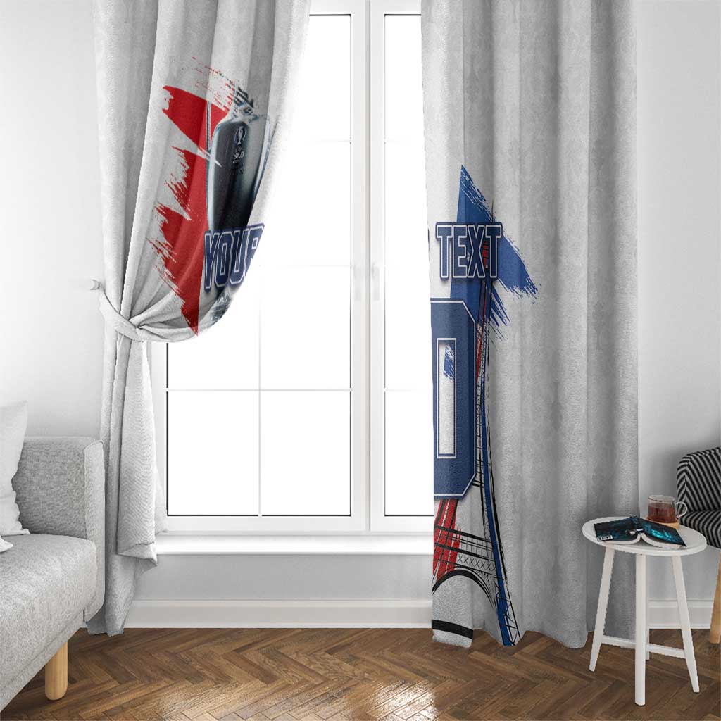 Custom Le Blues Football 2024 Road To The Champion Window Curtain - Wonder Print Shop