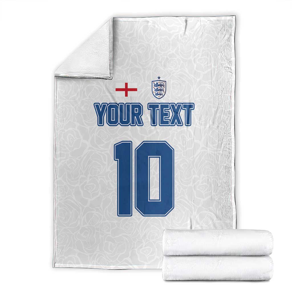 Custom England Football 2024 Road To The Champion Blanket