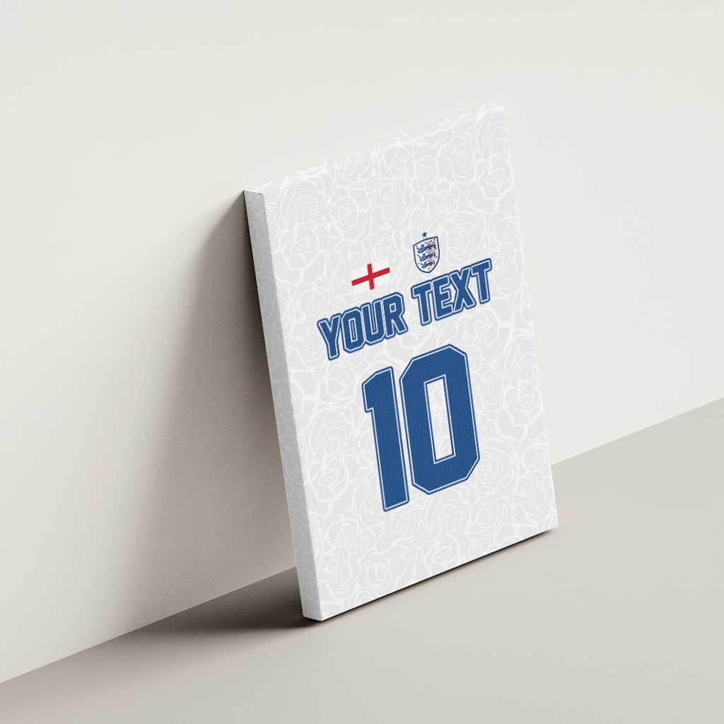 Custom England Football 2024 Road To The Champion Canvas Wall Art - Wonder Print Shop