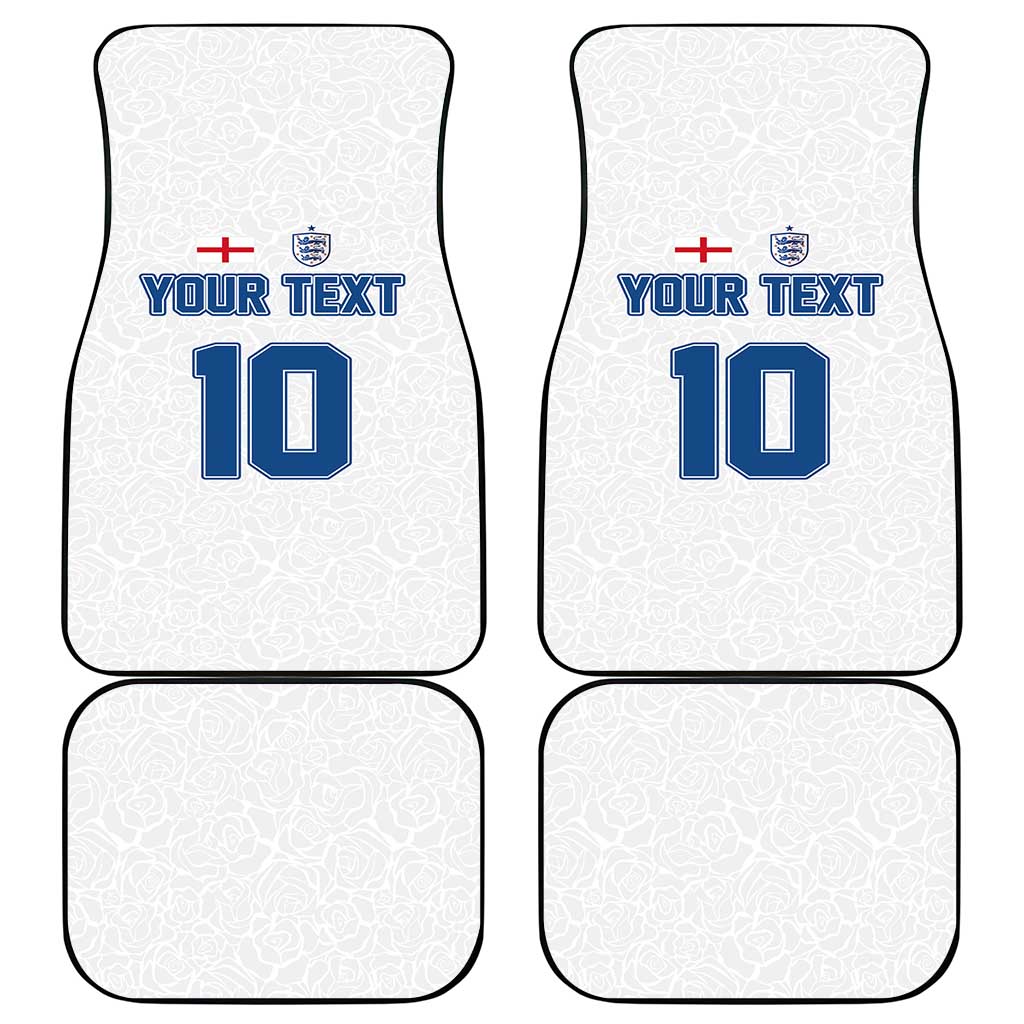 Custom England Football 2024 Road To The Champion Car Mats - Wonder Print Shop
