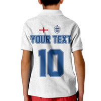Custom England Football 2024 Road To The Champion Kid Polo Shirt - Wonder Print Shop
