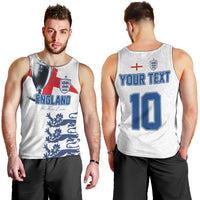 Custom England Football 2024 Road To The Champion Men Tank Top - Wonder Print Shop