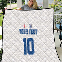 Custom England Football 2024 Road To The Champion Quilt - Wonder Print Shop