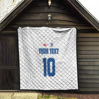 Custom England Football 2024 Road To The Champion Quilt - Wonder Print Shop